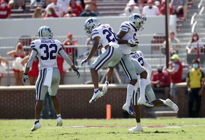 K-State's defense with another takeaway